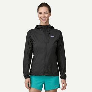 Black Patagonia Houdini windbreaker jacket women’s size M
